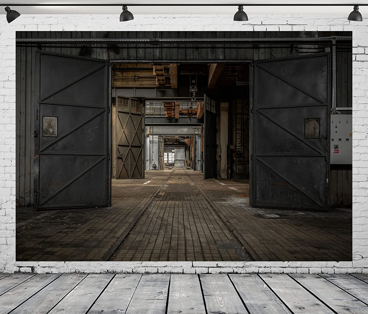 19 photo booth industrial backdrop