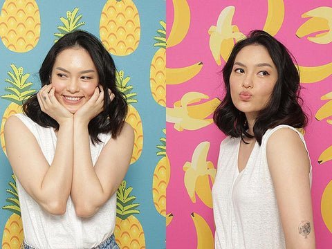 fruit photo booth backdrop